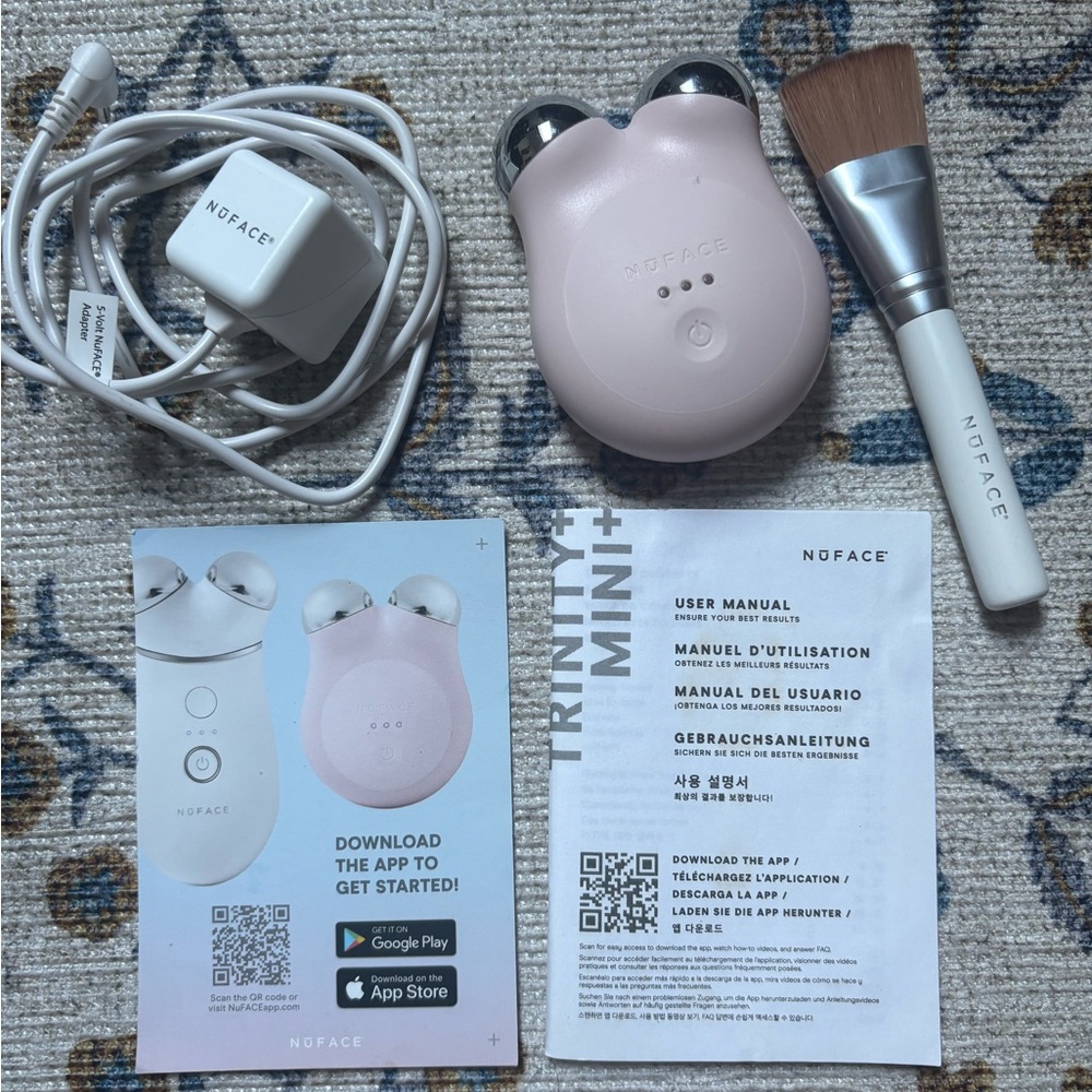 Nuface mini + sandy rose
